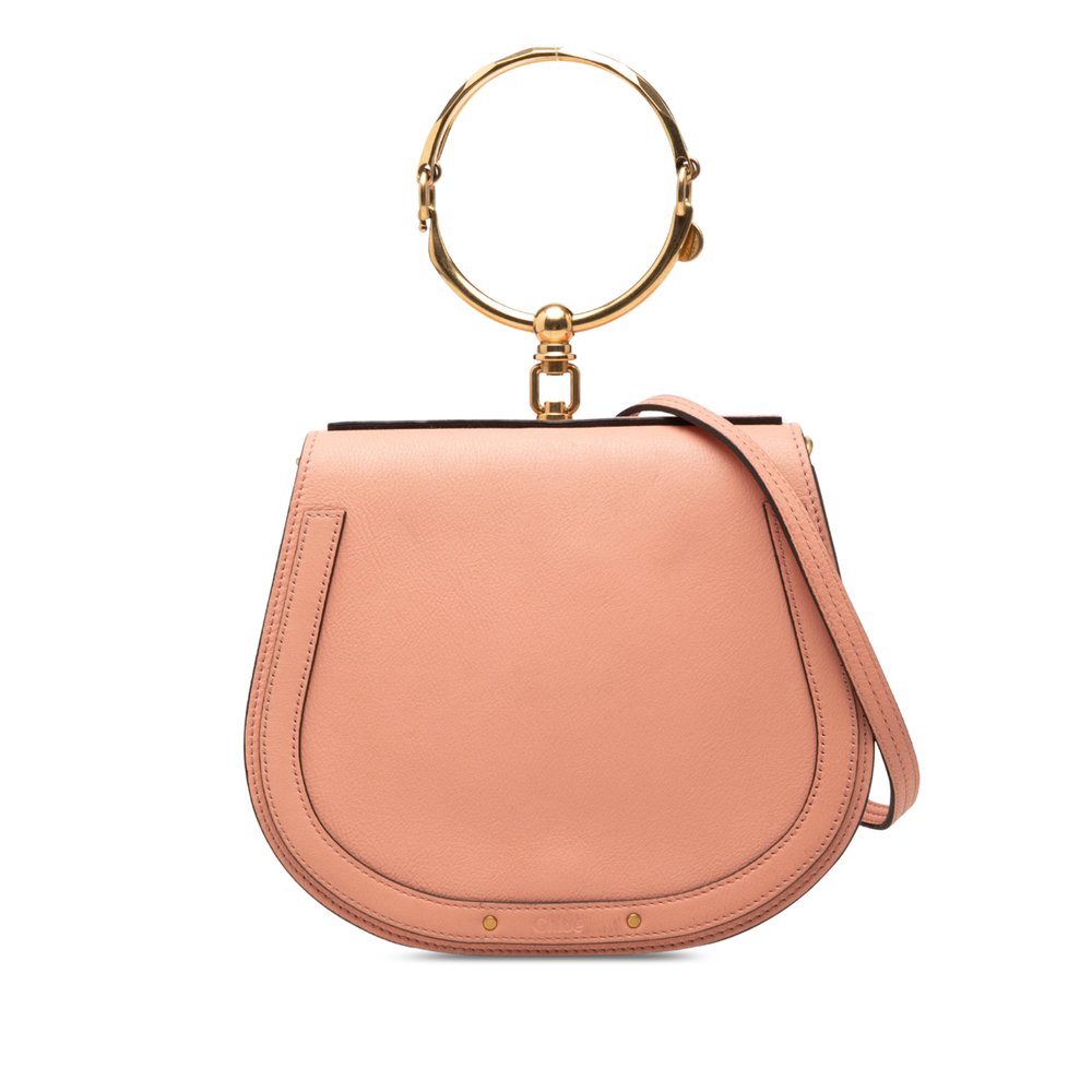 Pre-Loved Chloé Medium Leather Nile Bracelet Satchel